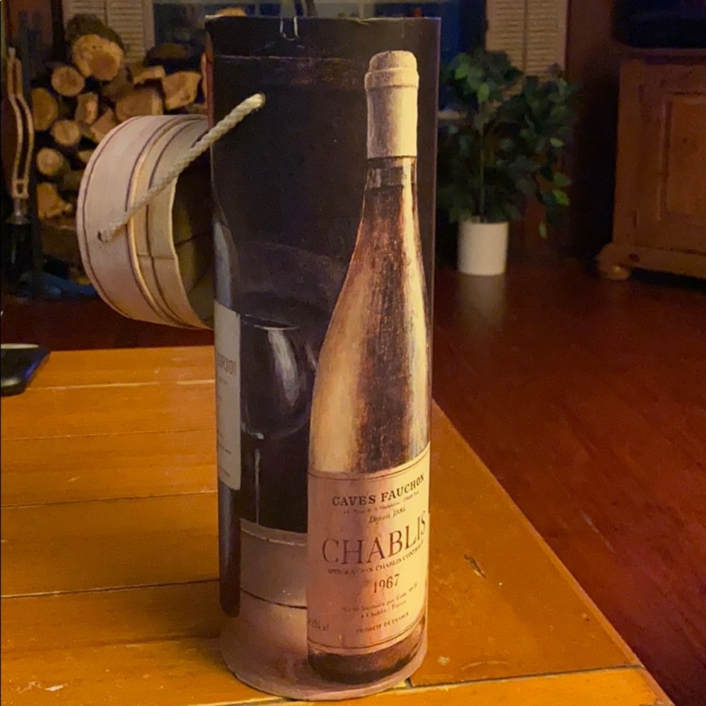Decorative wine carrier or home decor